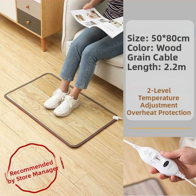 Uredska podloga za grijanje stopala s USB grijanjem, 50W, ispod radnog stola