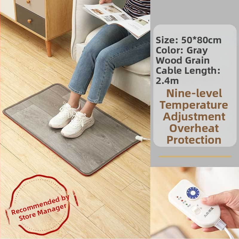 Uredska podloga za grijanje stopala s USB grijanjem, 50W, ispod radnog stola