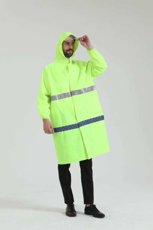 Poncho βροχής μονής μορφής από Oxford ύφασμα, παχύ, με PVC αδιάβροχο στρώμα, για ενήλικες, υπαίθρια πεζοπορία