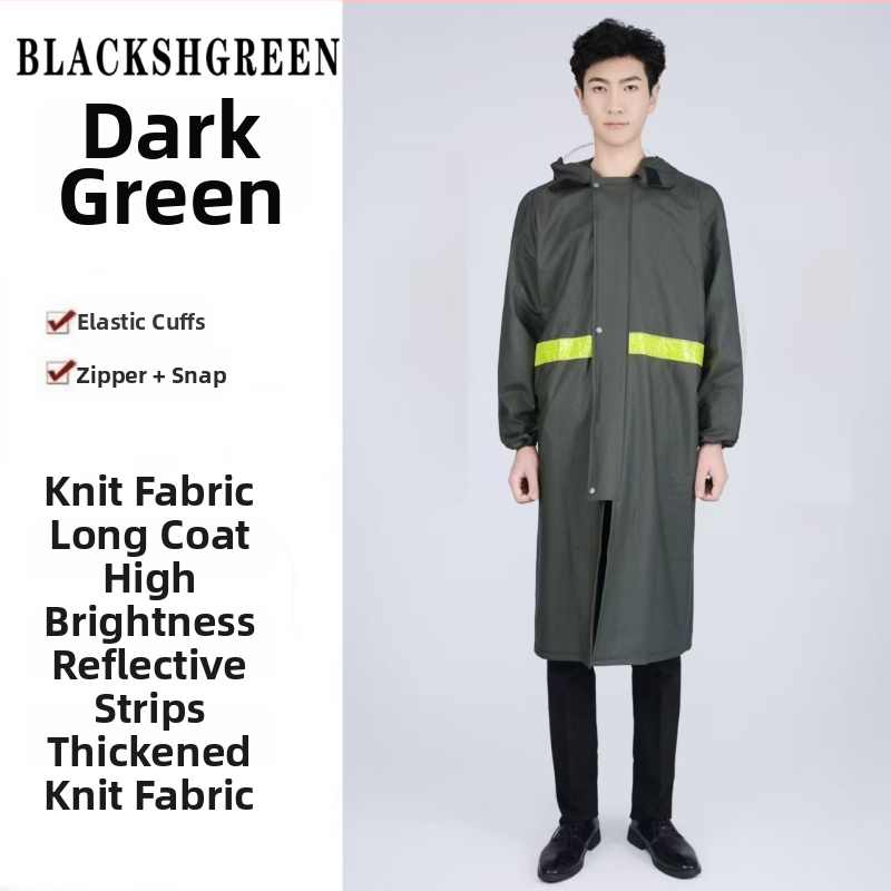 Poncho βροχής μονής μορφής από Oxford ύφασμα, παχύ, με PVC αδιάβροχο στρώμα, για ενήλικες, υπαίθρια πεζοπορία