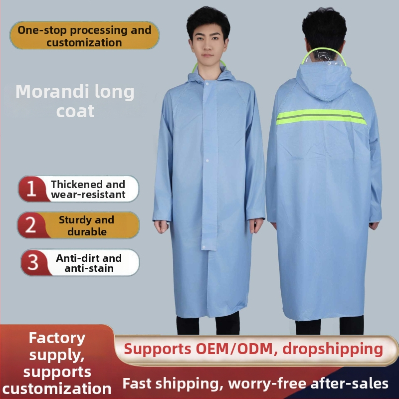 Poncho βροχής μονής μορφής από Oxford ύφασμα, παχύ, με PVC αδιάβροχο στρώμα, για ενήλικες, υπαίθρια πεζοπορία