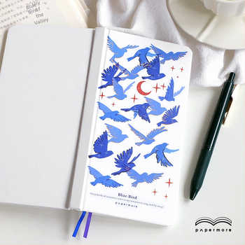 Mo Mo Jurnal de registru — Copertă din hârtie, Legare cu sârmă, Hârtie pentru scris, Set de 4 caiete