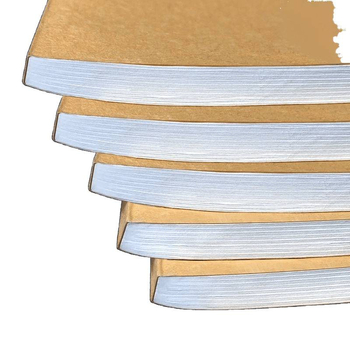 Jurnal multip-form cu copertă din piele artificială, legare cu sârmă, peste 400 de pagini, hârtie Dowling