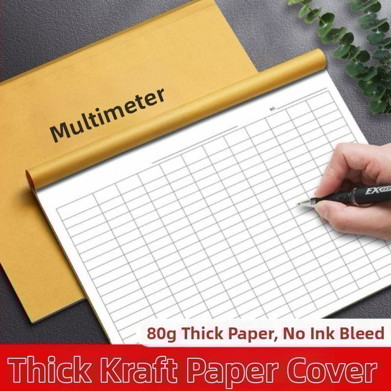 Jurnal multip-form cu copertă din piele artificială, legare cu sârmă, peste 400 de pagini, hârtie Dowling