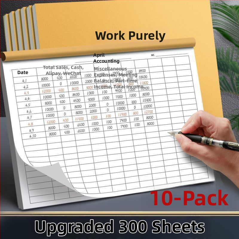 Jurnal multip-form cu copertă din piele artificială, legare cu sârmă, peste 400 de pagini, hârtie Dowling