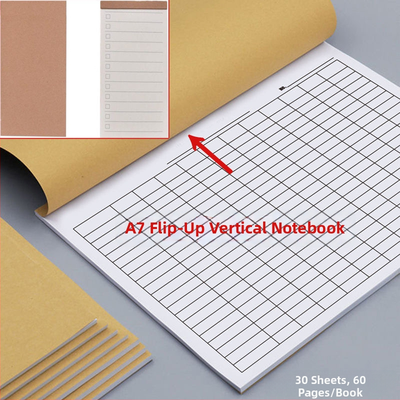 Jurnal multip-form cu copertă din piele artificială, legare cu sârmă, peste 400 de pagini, hârtie Dowling