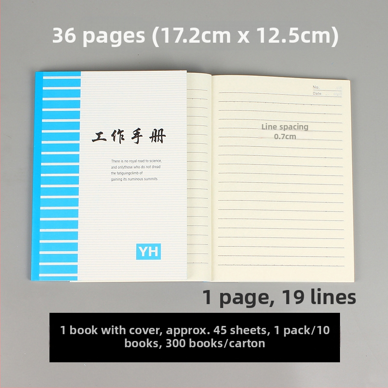 Carnet de notițe cu legare spirală, copertă din hârtie, hârtie de scris 70 g, aproximativ 45 de pagini, stil birou