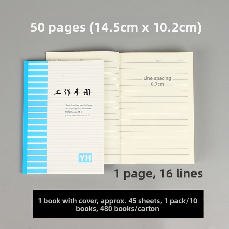 Carnet de notițe cu legare spirală, copertă din hârtie, hârtie de scris 70 g, aproximativ 45 de pagini, stil birou