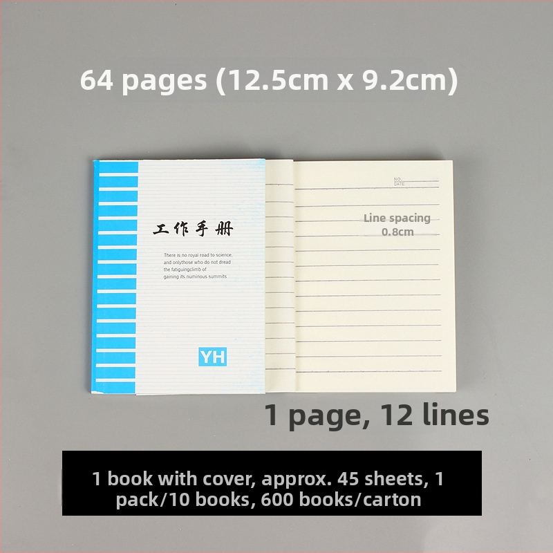 Carnet de notițe cu legare spirală, copertă din hârtie, hârtie de scris 70 g, aproximativ 45 de pagini, stil birou