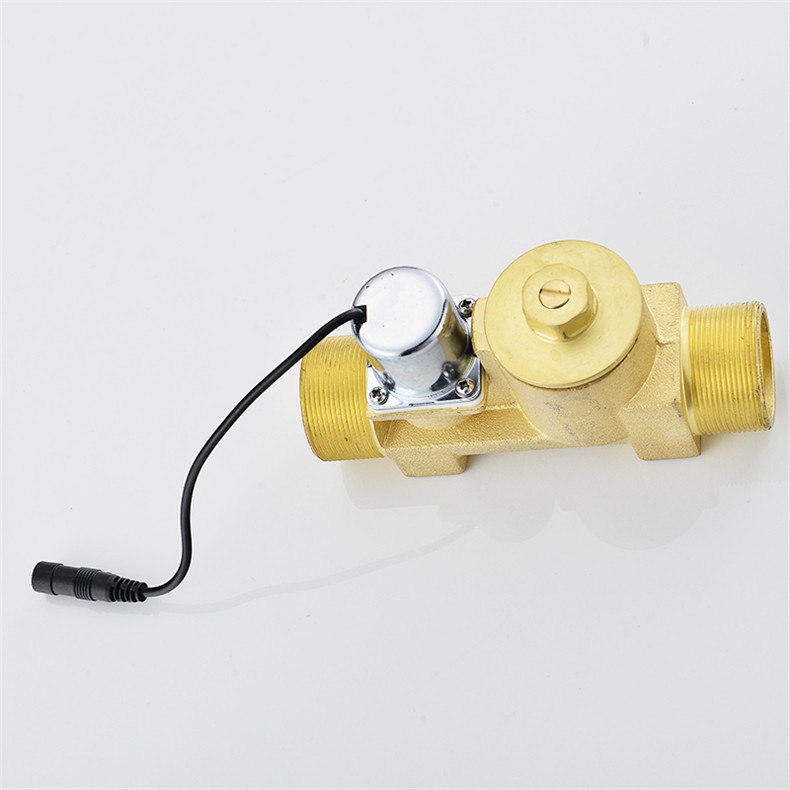 Ventil complet automat de spălare cu senzor pentru toaletă, model Hyb9121b-stool sensor; Alimentare DC/AC; presiune apă 4–6 kg; timp de spălare 6–8 s; ieșire 32 mm