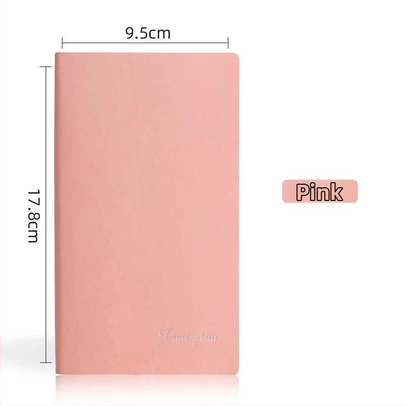 Baixing Jurnal, model 48k ledger, copertă din piele ecologică, legare cu adeziv