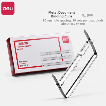 Deli 5549 Clip metal pentru legare