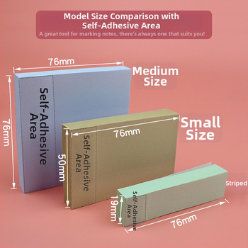 Outstanding note lipicioase cu 100 de pagini interne, lipibile, includ etichete de index pentru elevi