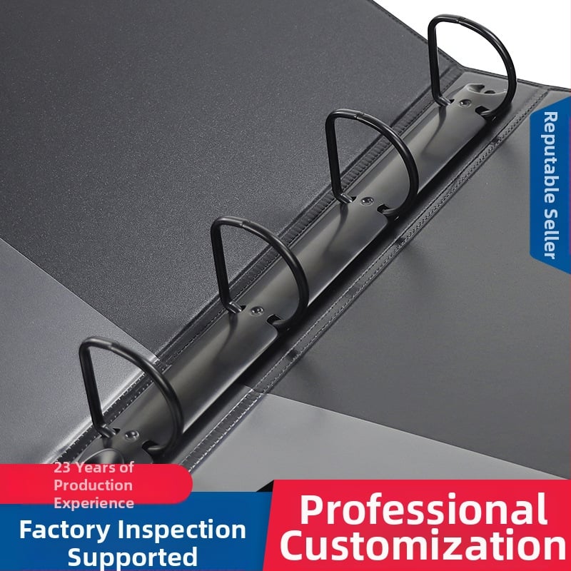 Meisi dosar cu inele D, 4 găuri, clemă metalică, model 38D