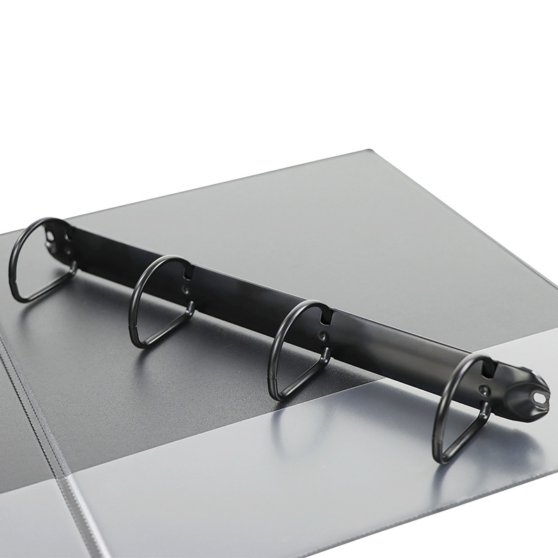 Meisi dosar cu inele D, 4 găuri, clemă metalică, model 38D