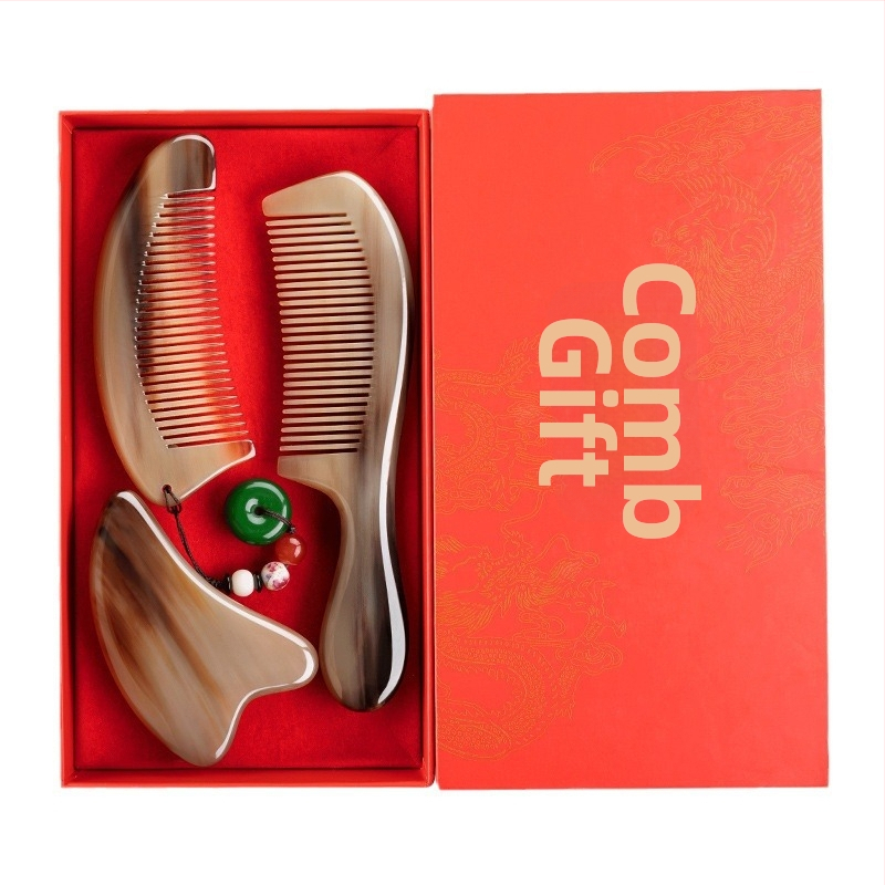 Rogni češalj u poklon kutiji – svadbena para, praktičan dar za dame; Marka: Mingchen craftsmanship; Oblik: Drugo; Materijal: Drugo; Stil: Jednostavno