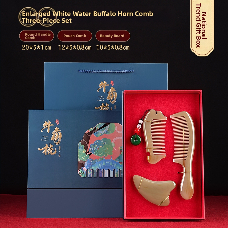 Rogni češalj u poklon kutiji – svadbena para, praktičan dar za dame; Marka: Mingchen craftsmanship; Oblik: Drugo; Materijal: Drugo; Stil: Jednostavno