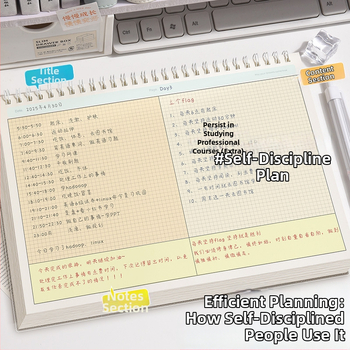 Caiet cu spirala, copertă PP, hârtie din pulpă de lemn, 80 g/m², 100–200 pagini