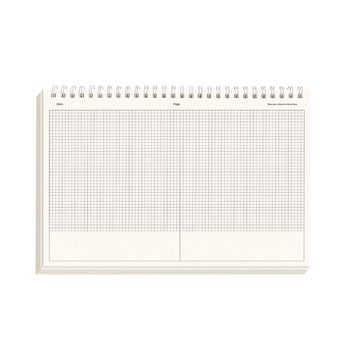 Caiet cu spirala, copertă PP, hârtie din pulpă de lemn, 80 g/m², 100–200 pagini