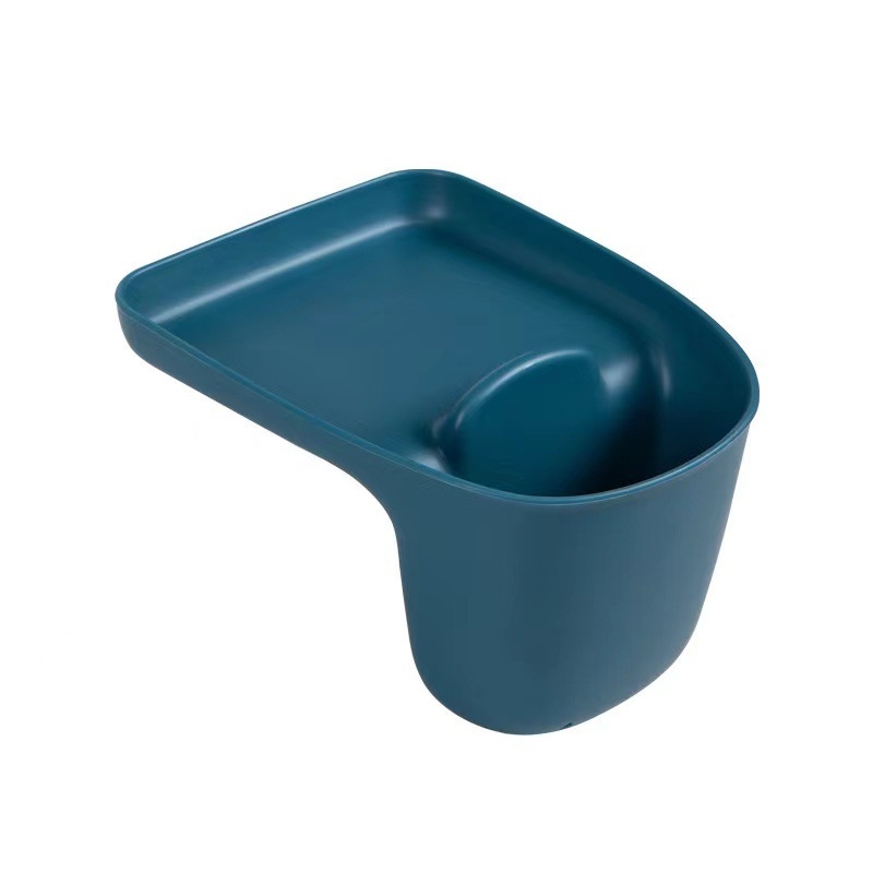 Raft din plastic pentru drenaj la chiuvetă, cu ventuză, mobil, multifuncțional