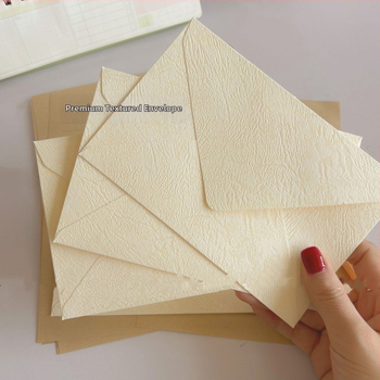 Set de hârtie pentru scrisori și plicuri din kraft – Îngroșat, Stil Ins, Minimalist, Stil antic pentru invitații (Material: kraft paper; Stil: Ins; Temă: antic; Utilizare: invitații)