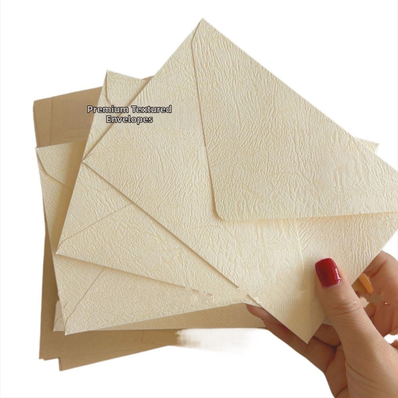 Set de hârtie pentru scrisori și plicuri din kraft – Îngroșat, Stil Ins, Minimalist, Stil antic pentru invitații (Material: kraft paper; Stil: Ins; Temă: antic; Utilizare: invitații)
