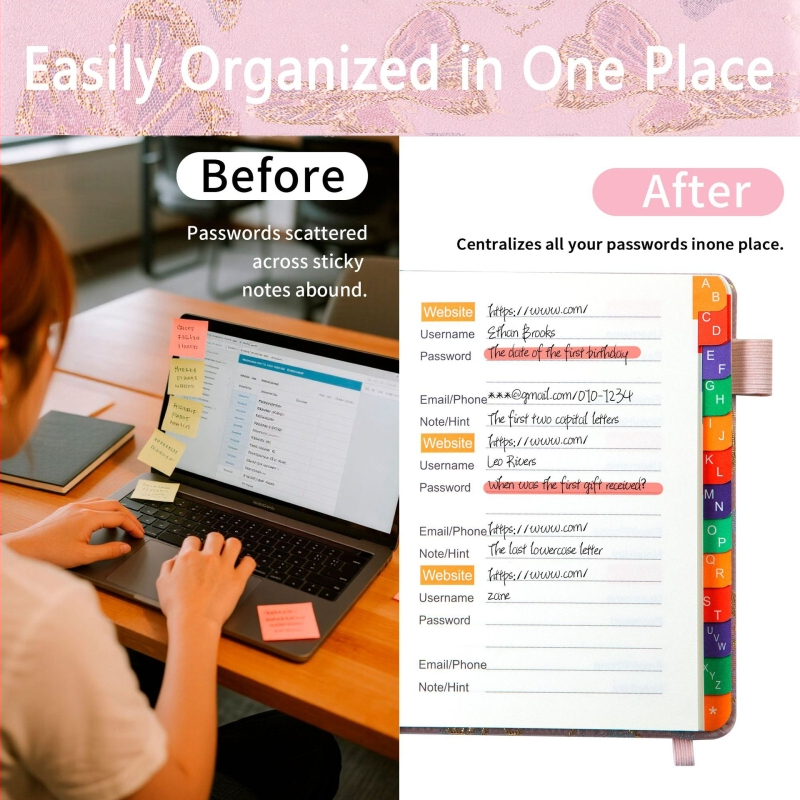 Jurnal Gosen cu hârtie Daolin, legare cu lipici, 80 gsm, 100–200 pagini