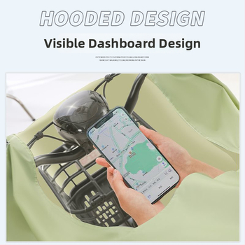 Xin Sports Poncho βροχής για ενήλικες, για ηλεκτρικά αυτοκίνητα και μοτοσικλέτες, Oxford ύφασμα, PVC αδιάβροχο στρώμα, πλήρους σώματος κάλυψη