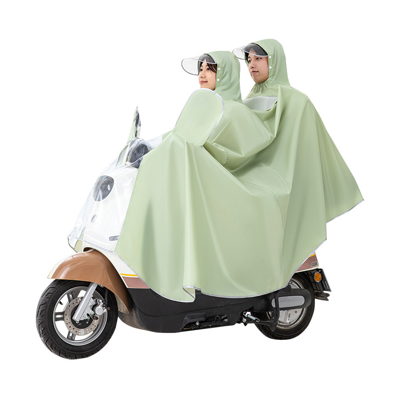 Xin Sports Poncho βροχής για ενήλικες, για ηλεκτρικά αυτοκίνητα και μοτοσικλέτες, Oxford ύφασμα, PVC αδιάβροχο στρώμα, πλήρους σώματος κάλυψη