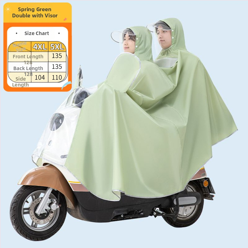 Xin Sports Poncho βροχής για ενήλικες, για ηλεκτρικά αυτοκίνητα και μοτοσικλέτες, Oxford ύφασμα, PVC αδιάβροχο στρώμα, πλήρους σώματος κάλυψη