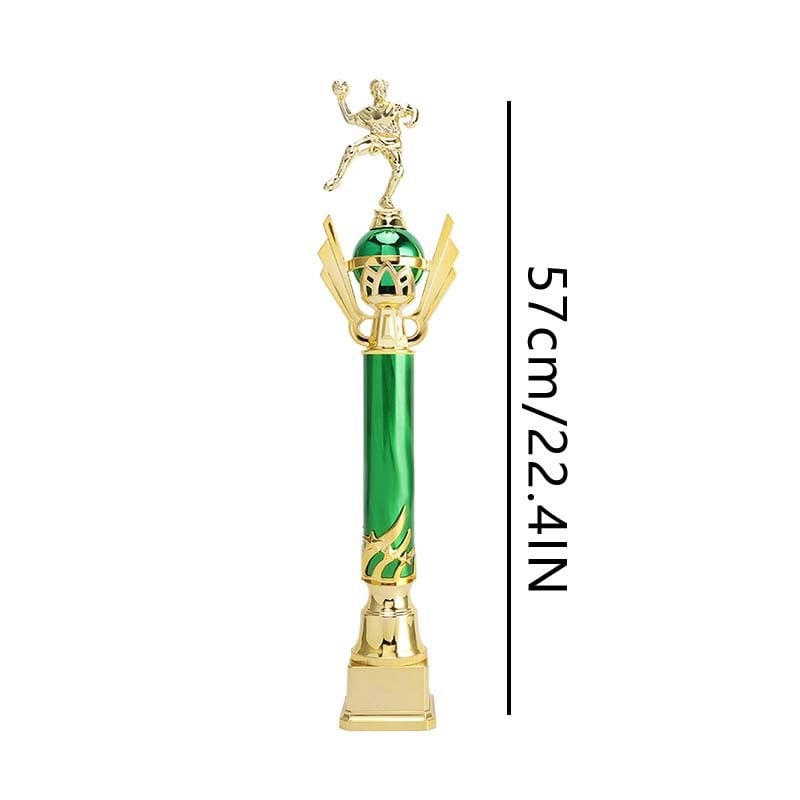 Trofeu din plastic, personalizabil cu imprimare de logo, potrivit pentru premii la competiții sportive și cadouri corporatiste