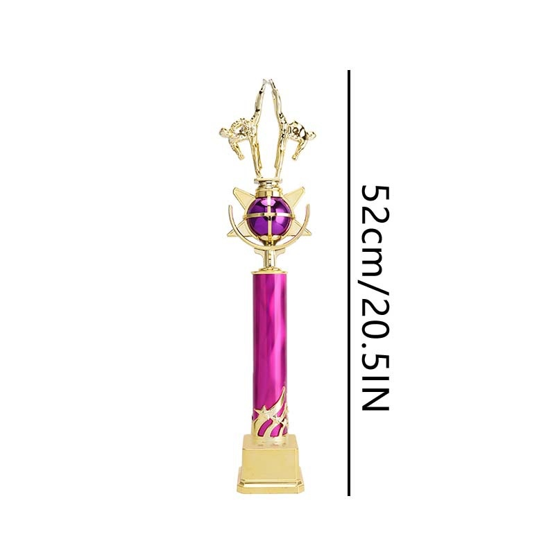 Trofeu din plastic, personalizabil cu imprimare de logo, potrivit pentru premii la competiții sportive și cadouri corporatiste