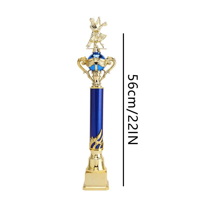 Trofeu din plastic, personalizabil cu imprimare de logo, potrivit pentru premii la competiții sportive și cadouri corporatiste