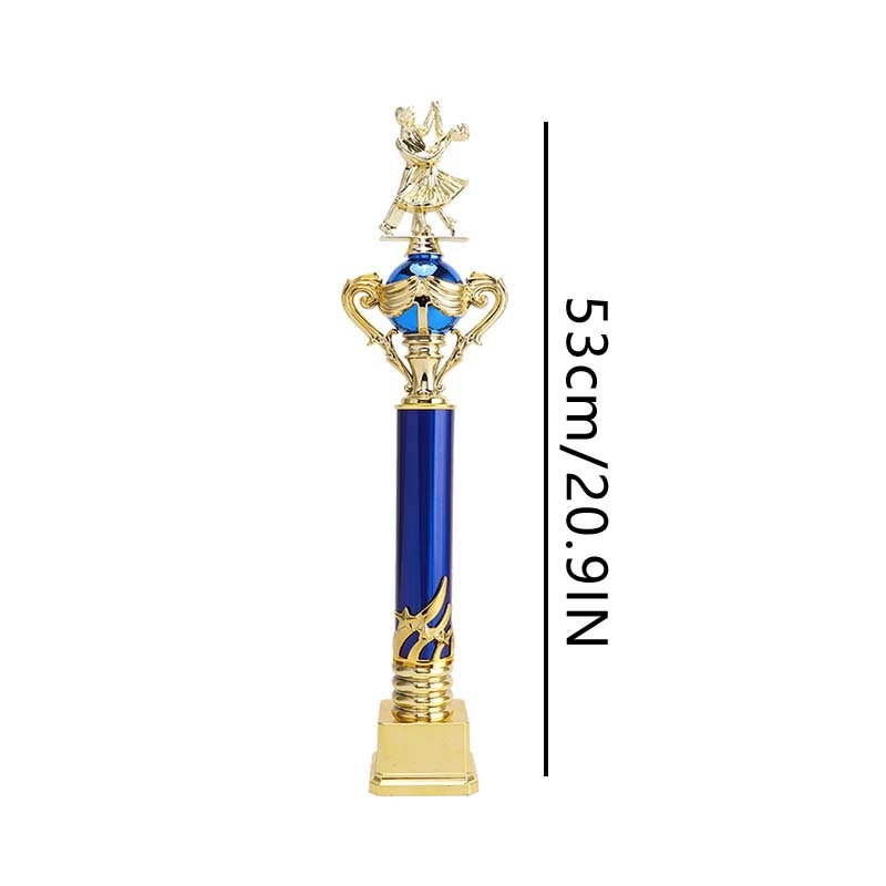 Trofeu din plastic, personalizabil cu imprimare de logo, potrivit pentru premii la competiții sportive și cadouri corporatiste