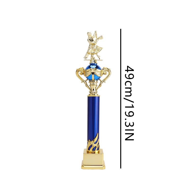 Trofeu din plastic, personalizabil cu imprimare de logo, potrivit pentru premii la competiții sportive și cadouri corporatiste