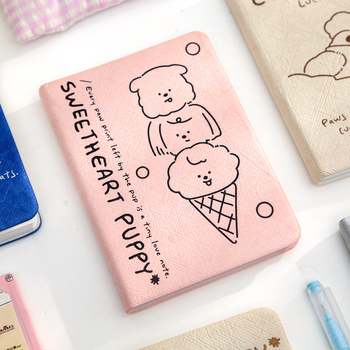 Caiet Mr. Paper cu cățeluș – ilustrație originală, stil drăguț; 100–200 pagini; legare: lipire; cod produs XS14846