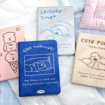 Caiet Mr. Paper cu cățeluș – ilustrație originală, stil drăguț; 100–200 pagini; legare: lipire; cod produs XS14846