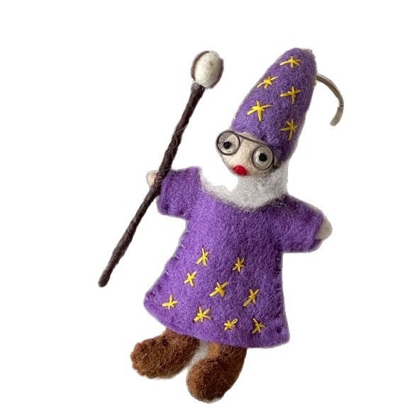 Pandantiv pentru chei din filc de lână — lucrat manual, talisman drăguț pentru geantă, model animal mic, stil drăguț, primăvara 2025