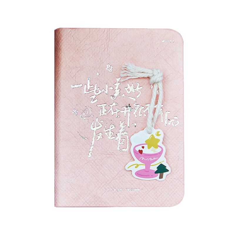 Caiet Pick Up Light, copertă din Dupont hârtie, ștampilare cu aur, legare manuală, 100–200 de pagini