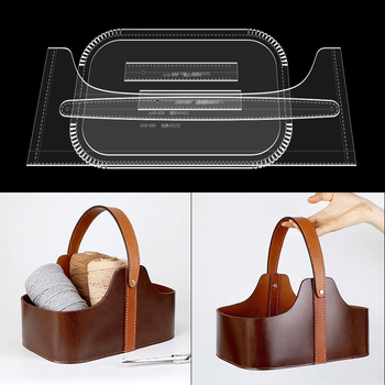 Coș de cusut din acrilic — DIY, import: Nu, etichetă privată: Nu, autorizație IP: Nu