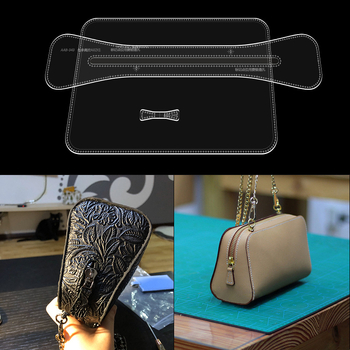 Geantă DIY din acrilic pentru umăr – model, crossbody, fără șablon de tăiere