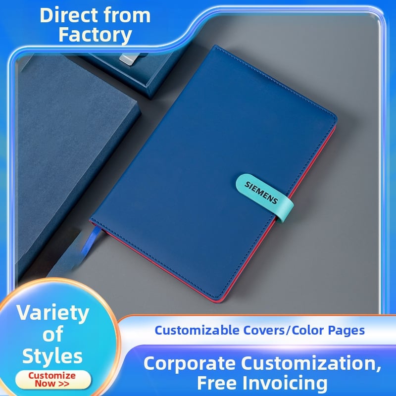 Caiet A5 - Set cadou corporativ personalizat, copertă din piele artificială, legare în spirală, Dowling hârtie, 100 g, 100 pagini