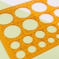 Șablon circular pentru desen și design de bijuterii — plastic, riglă de desen