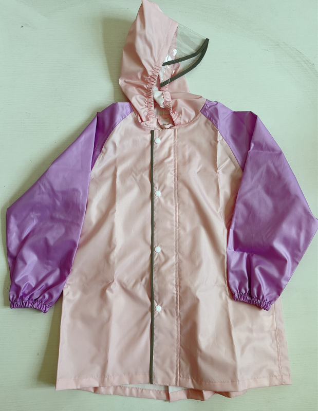 Palton de ploaie despărțit pentru familie – pentru copii și adulți, impermeabil, ușor, uscare rapidă, țesătură din poliester taftă, strat PU adeziv