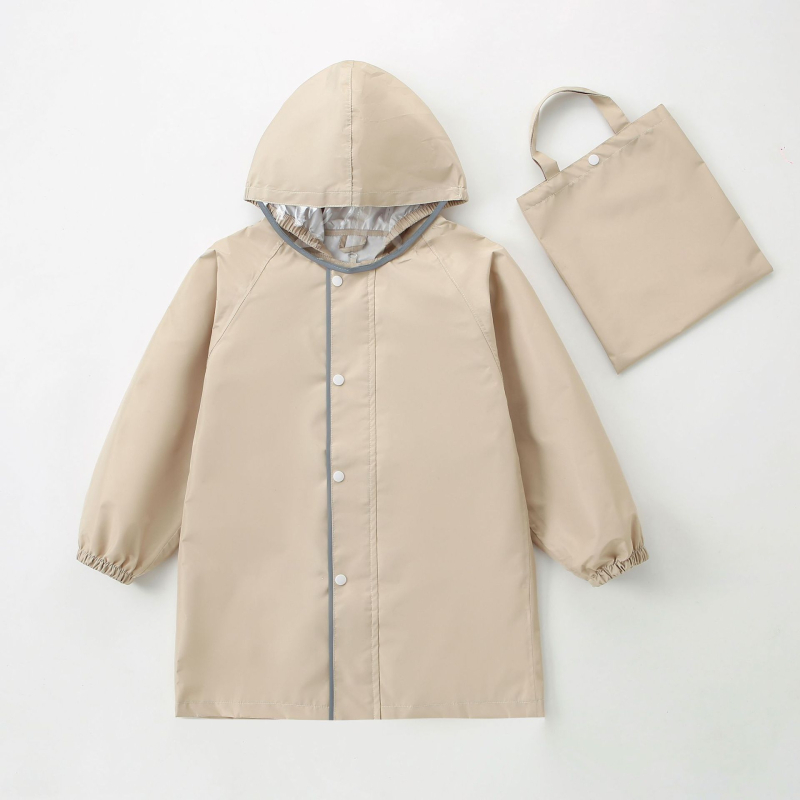 Palton de ploaie despărțit pentru familie – pentru copii și adulți, impermeabil, ușor, uscare rapidă, țesătură din poliester taftă, strat PU adeziv