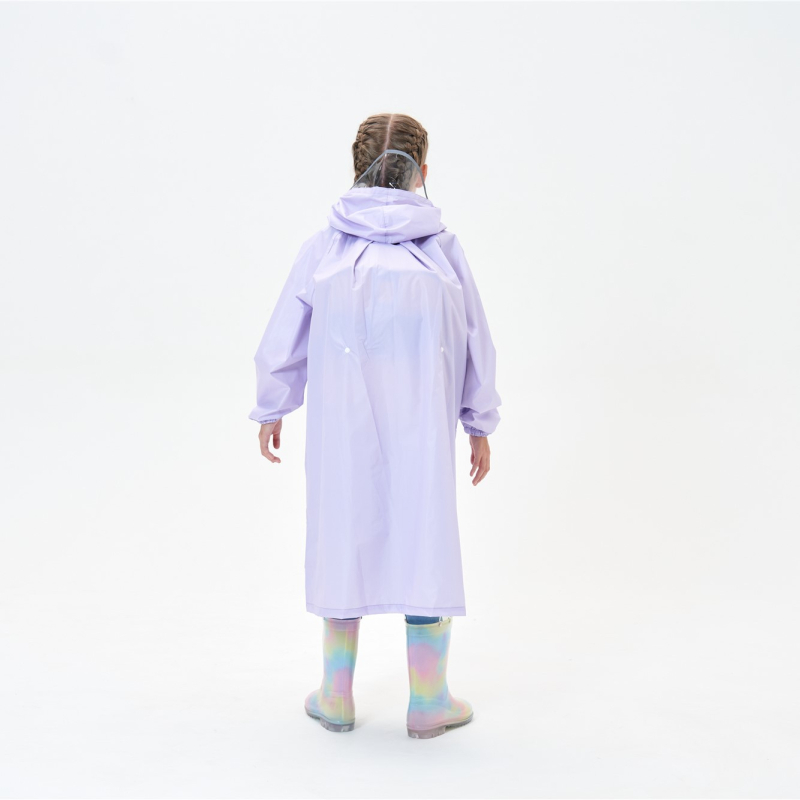 Palton de ploaie despărțit pentru familie – pentru copii și adulți, impermeabil, ușor, uscare rapidă, țesătură din poliester taftă, strat PU adeziv