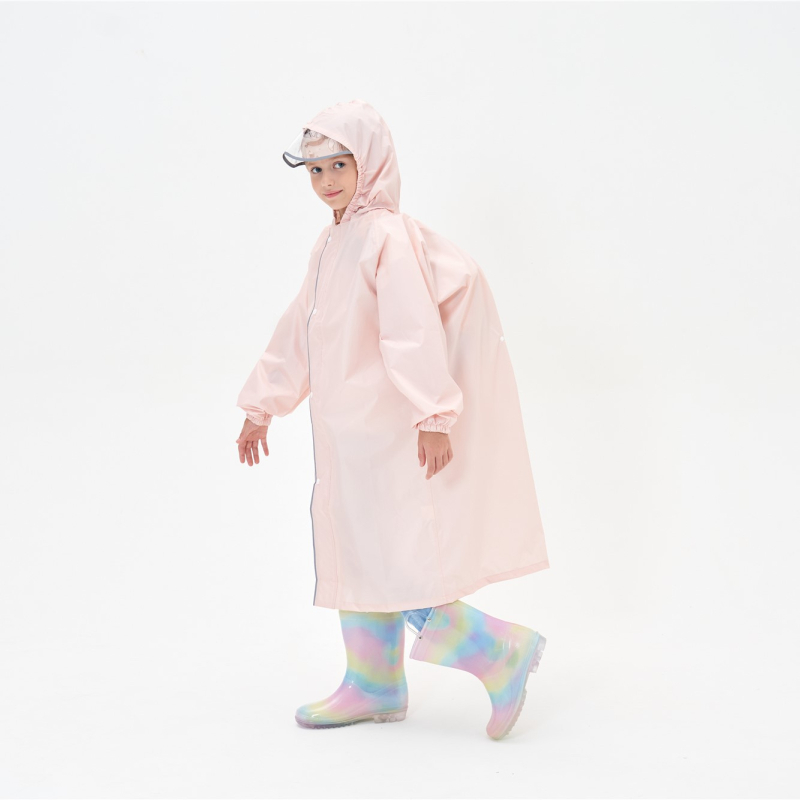 Palton de ploaie despărțit pentru familie – pentru copii și adulți, impermeabil, ușor, uscare rapidă, țesătură din poliester taftă, strat PU adeziv