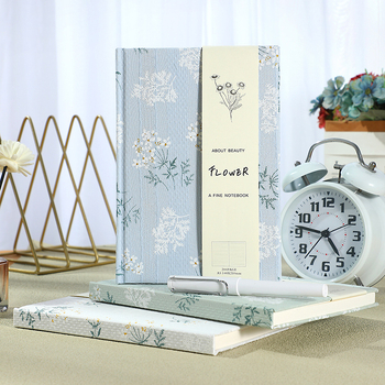 Caiet de notițe Sichen Culture, copertă din stofă, legare cu sârmă și adeziv, Forest hârtie, 80 g, 200 de pagini