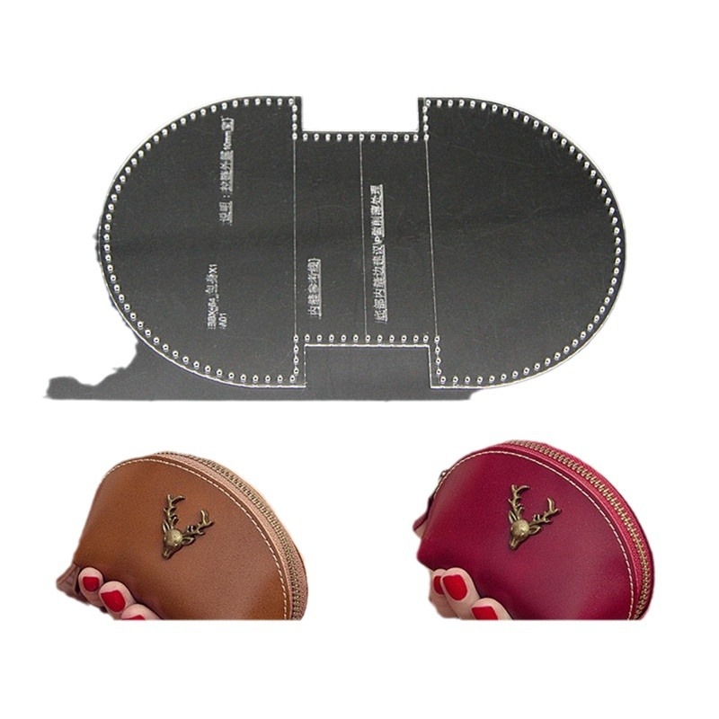 Șablon acrilic pentru portofel DIY și monedă — Autorizare IP: Da; Brand: Altul; Tip IP: Altul