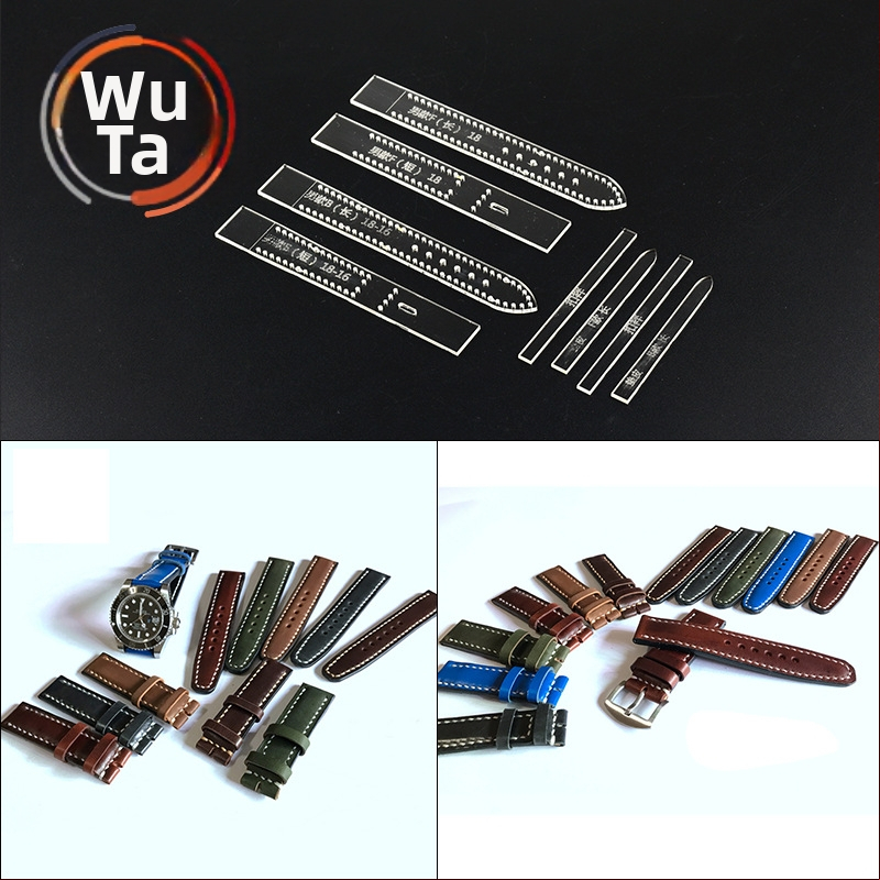 DIY Șablon pentru Cureaua de Piele a Ceasului — Șablon Acrilic pentru Proiectarea Curelei